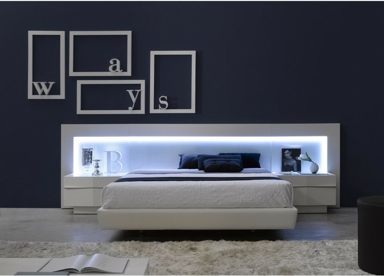 headboard light idea deco bedroom wall lighting design led