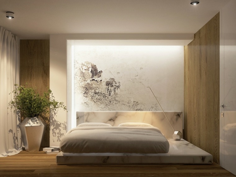 floor bed bedroom wood wall drawings Japanese style