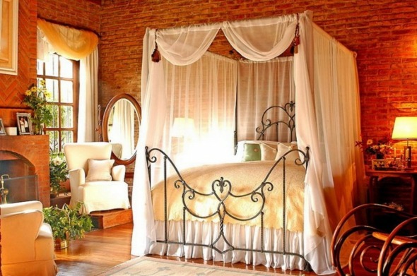 canopy bed romantic deco