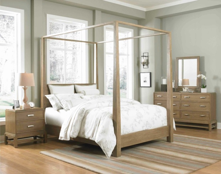 canopy bed contemporary decoration