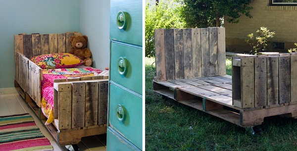 pallet child bed