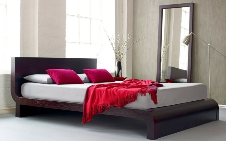 design wooden platform bed