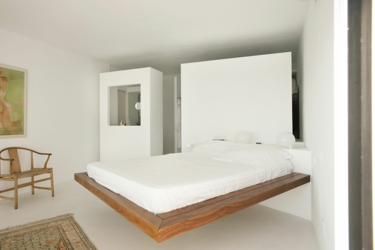 minimalist design platform bed
