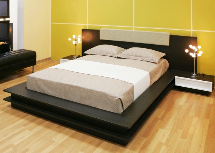 modern design platform bed