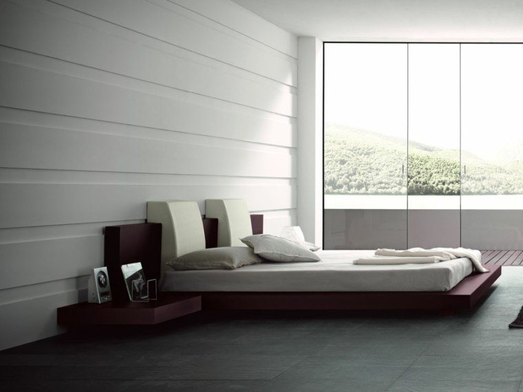 ultra modern design platform bed