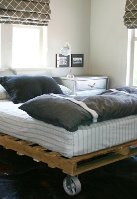 industrial bed wood casters