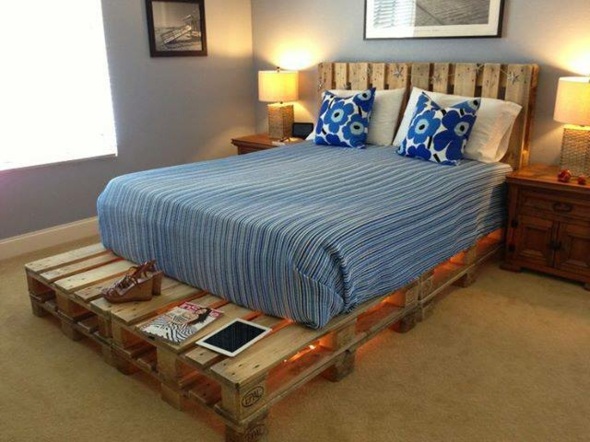 pallets bed interesting idea