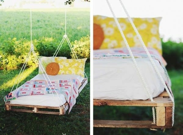 wooden hanging pallets