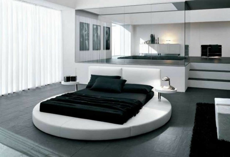 round bed round chic elegant room