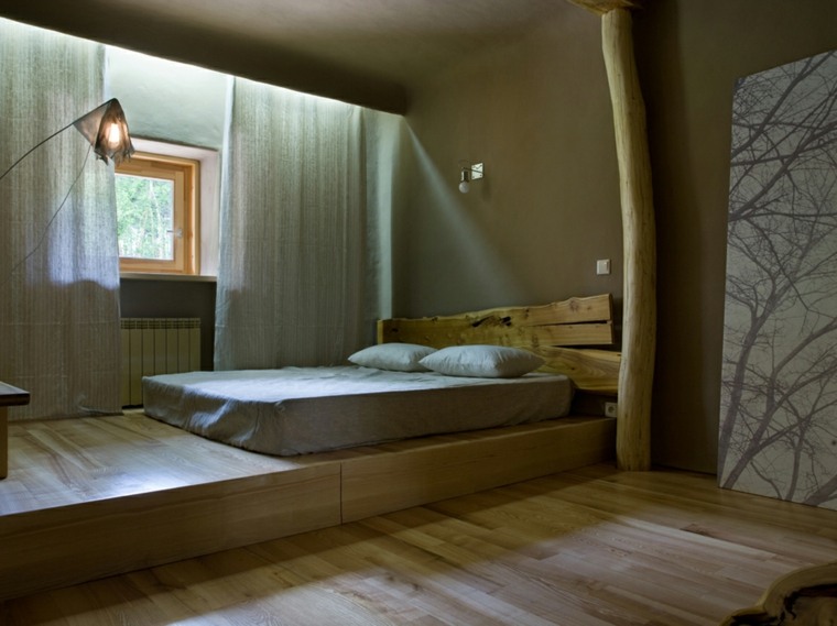 wooden design bed platform bed