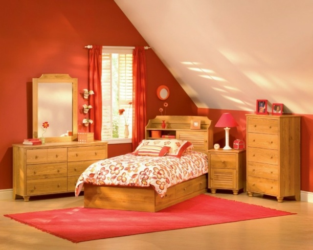 bed bedroom storage girl