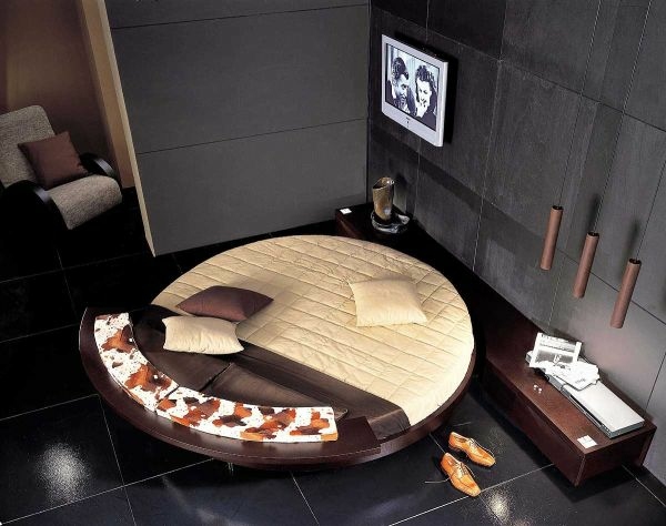 round bed design bedroom