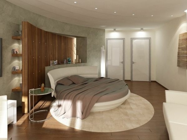 contemporary design round bed