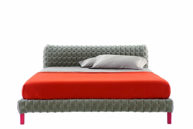 modern upholstered bed