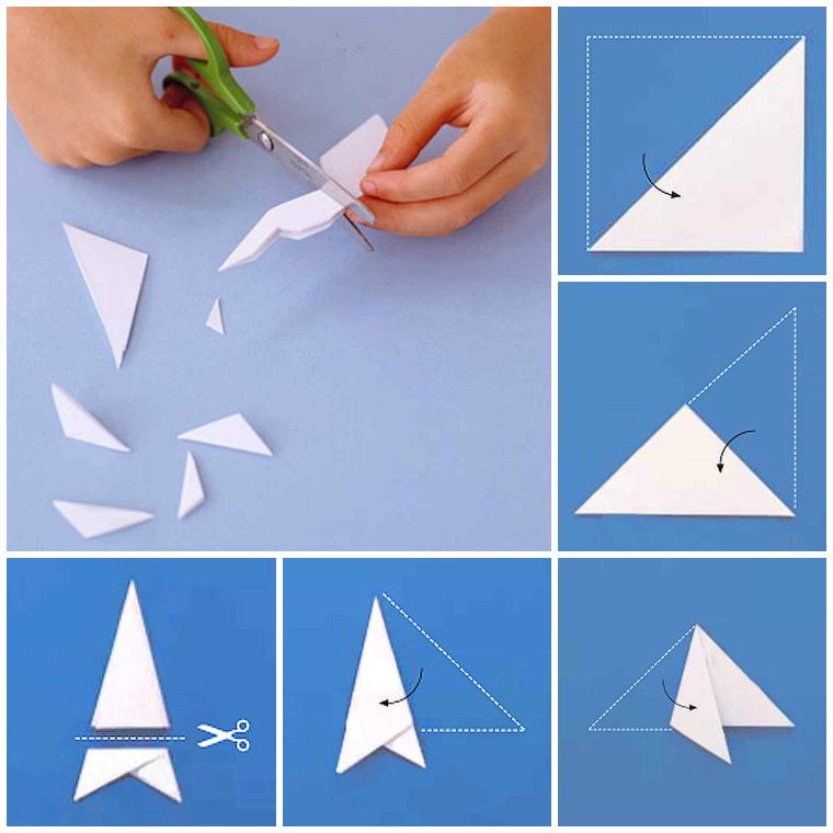 leisure-creative child-winter-paper-flakes-of-snow