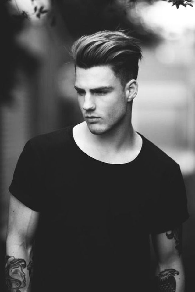 trendy men's haircut trend 2016 hair mid-length handsome man