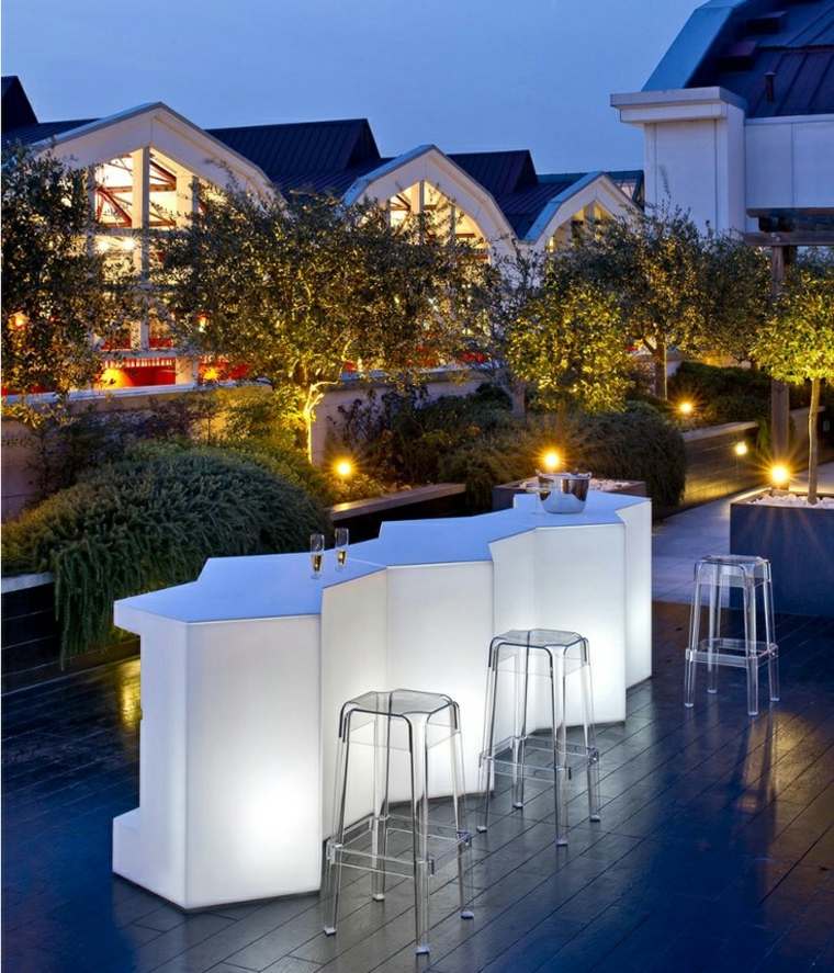 outdoor lighting design deco terrace