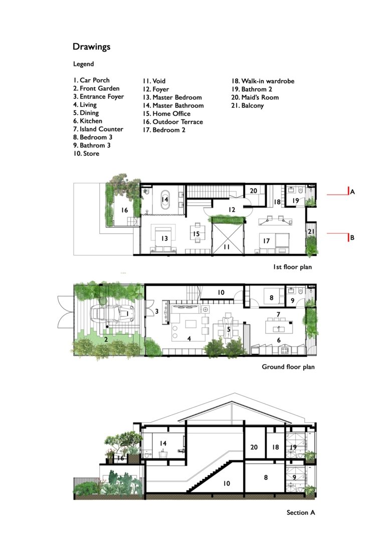 hus med overdækket terrasse design og arkitektur deco