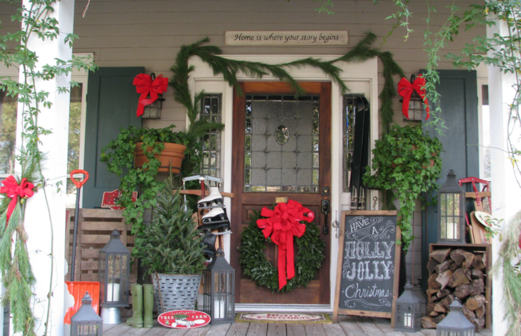 outdoor home decorations christmas