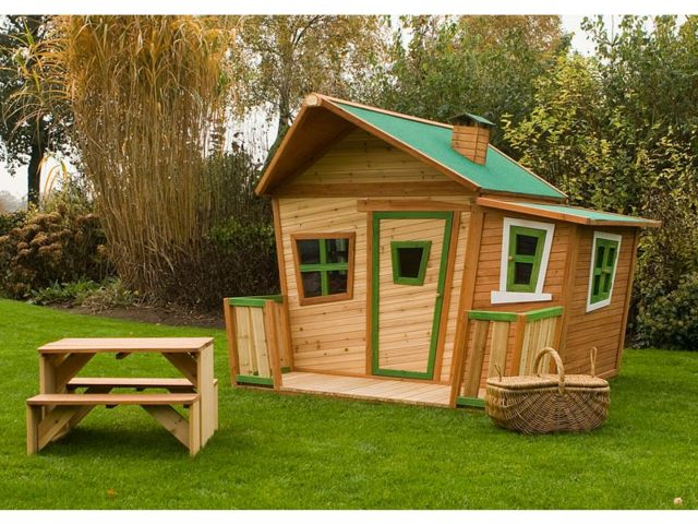 House child garden wood