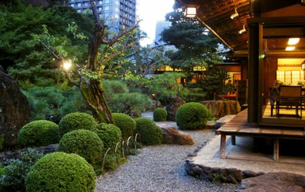 exotic zen garden house