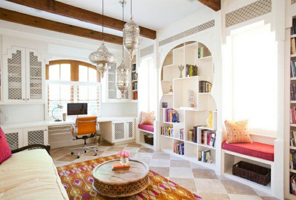 Moroccan house contemporary white deco