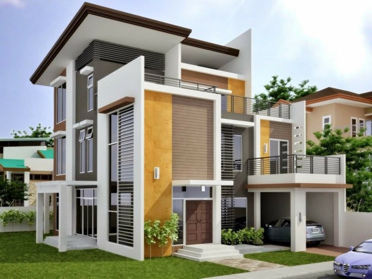 modern house decor facades