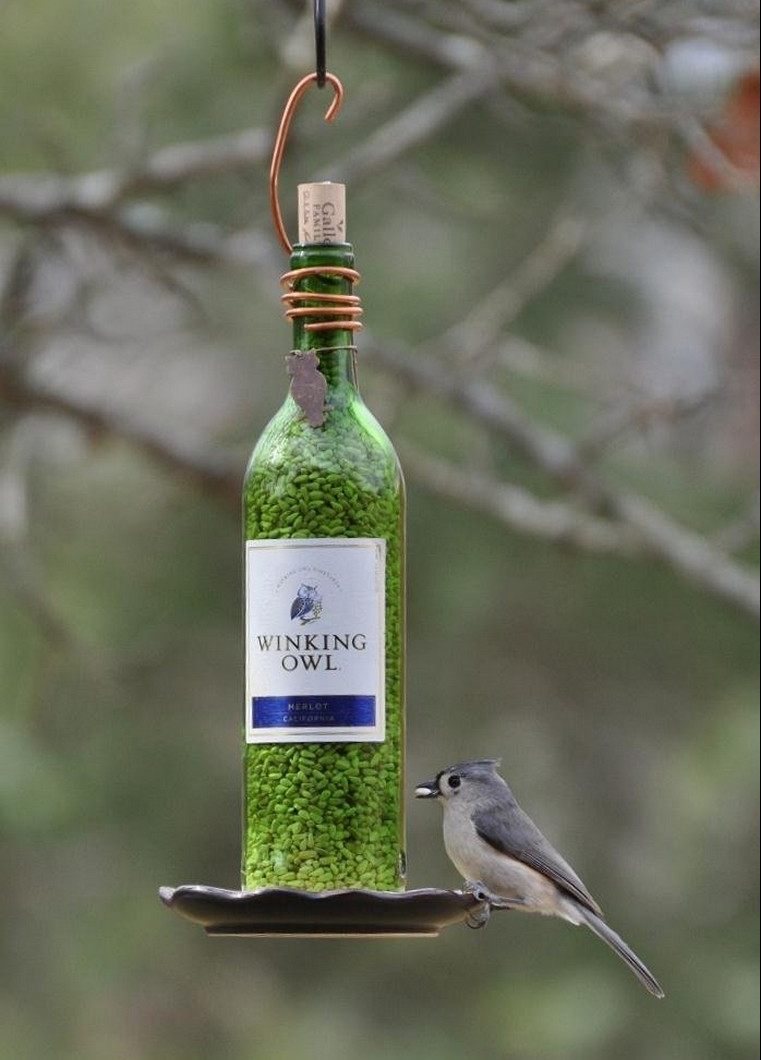 bird house to make yourself bottle glass