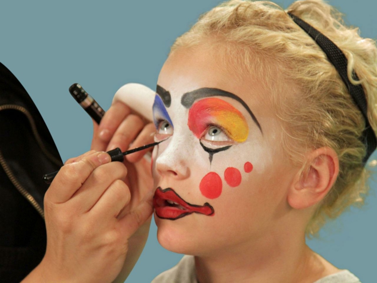 makeup Halloween child girl