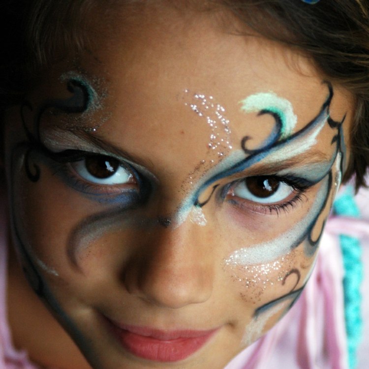 makeup Halloween child girl original idea