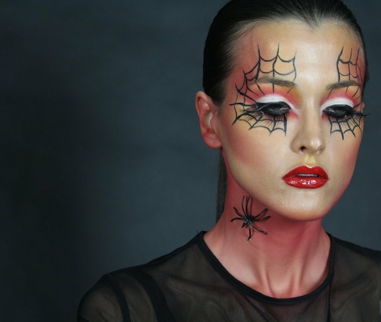 makeup Halloween ide kvinde dåser