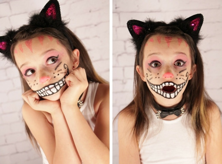 makeup child Halloween idea girl