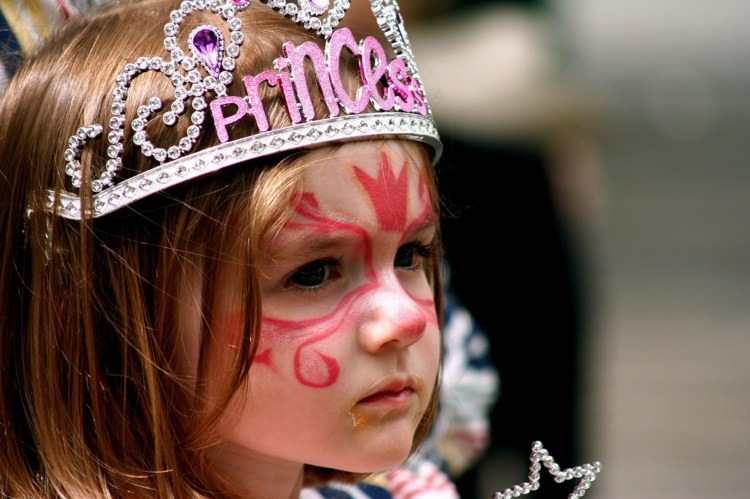 Halloween prinsesse barn makeup