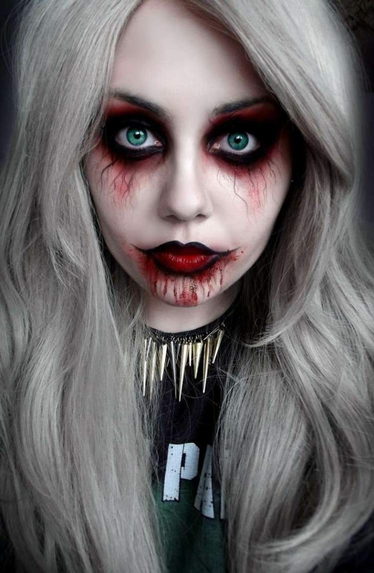 idea makeup wanita Halloween