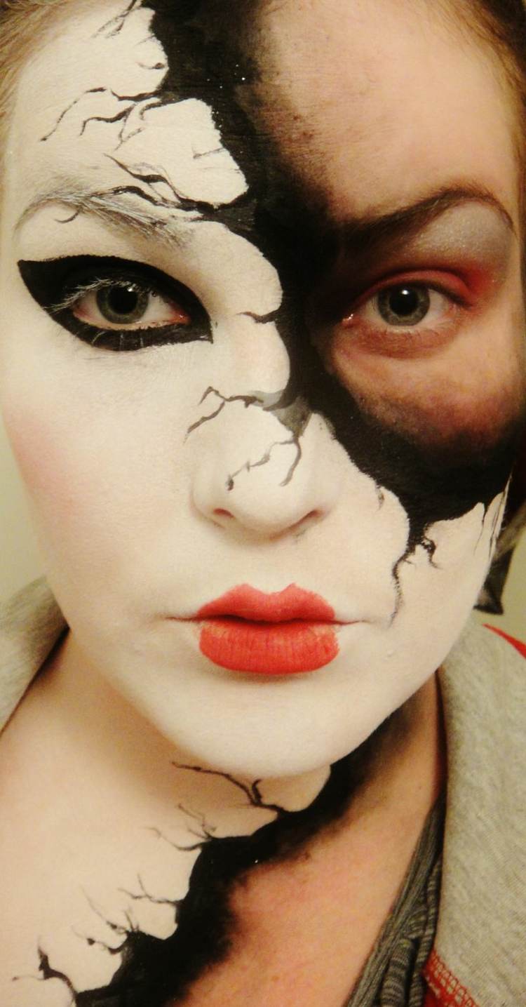 makeup kvinde halloween dukke cassee