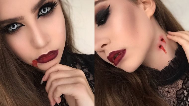 makeup-kvinde-halloween-vampyr-tutorial