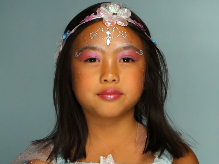 princess child halloween makeup