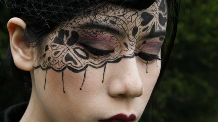 makeup idea Halloween easy women