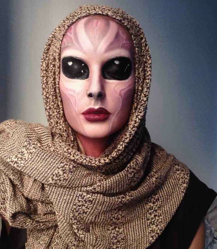 halloween makeup horror extraterrestrial scary