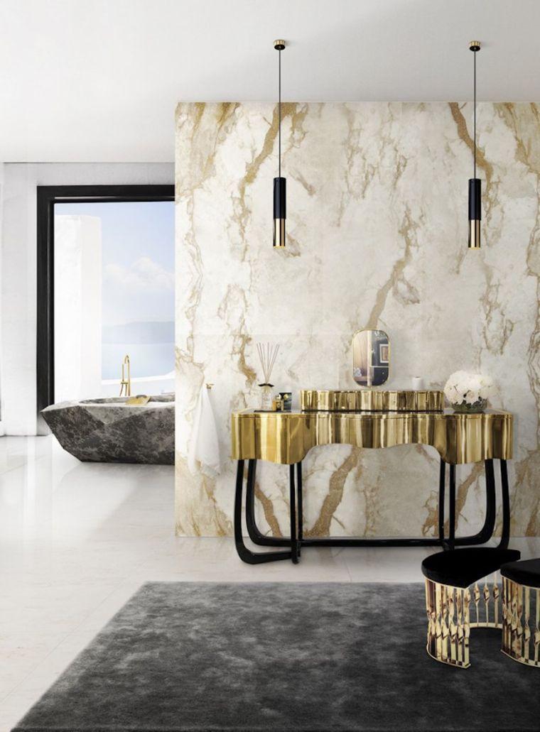 luxury marble bathroom furniture deco