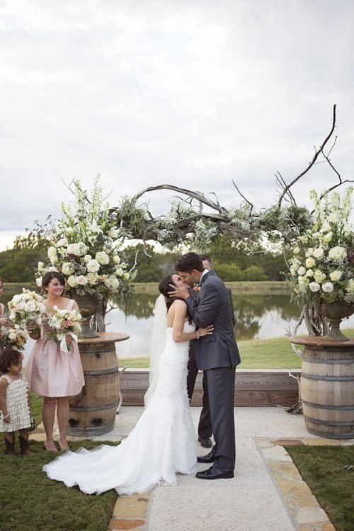 elegant arch original wedding