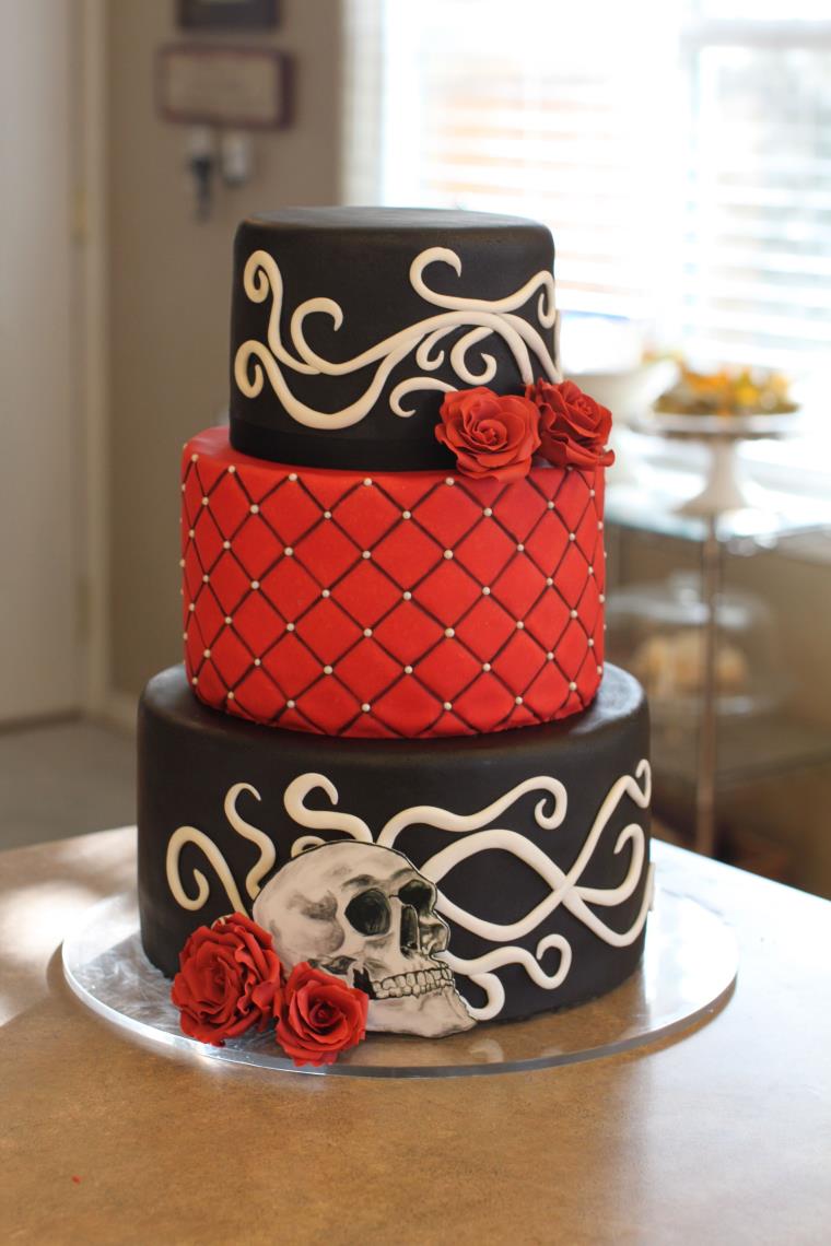 wedding-cake-rockabilly-piece-montee-red-black