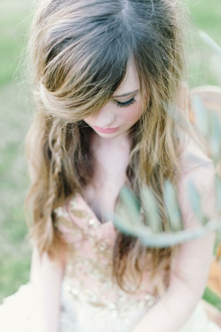 model hairstyle bride idea long hair