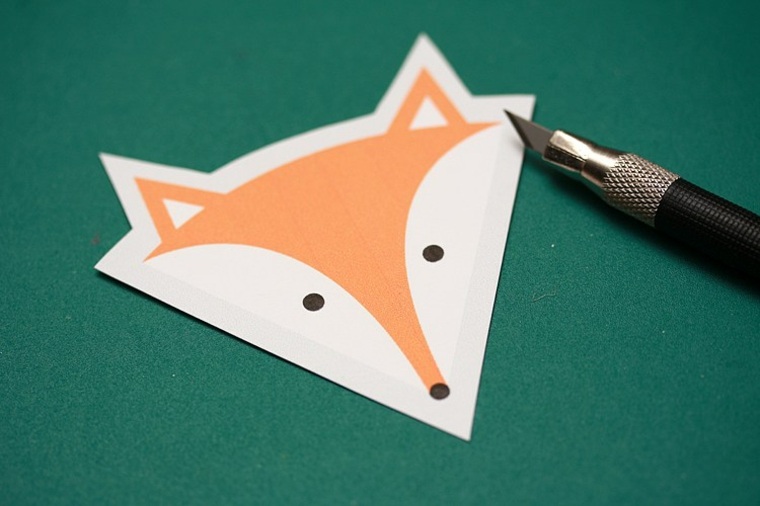 bokmerke diy fox-paper-diy-deco-child