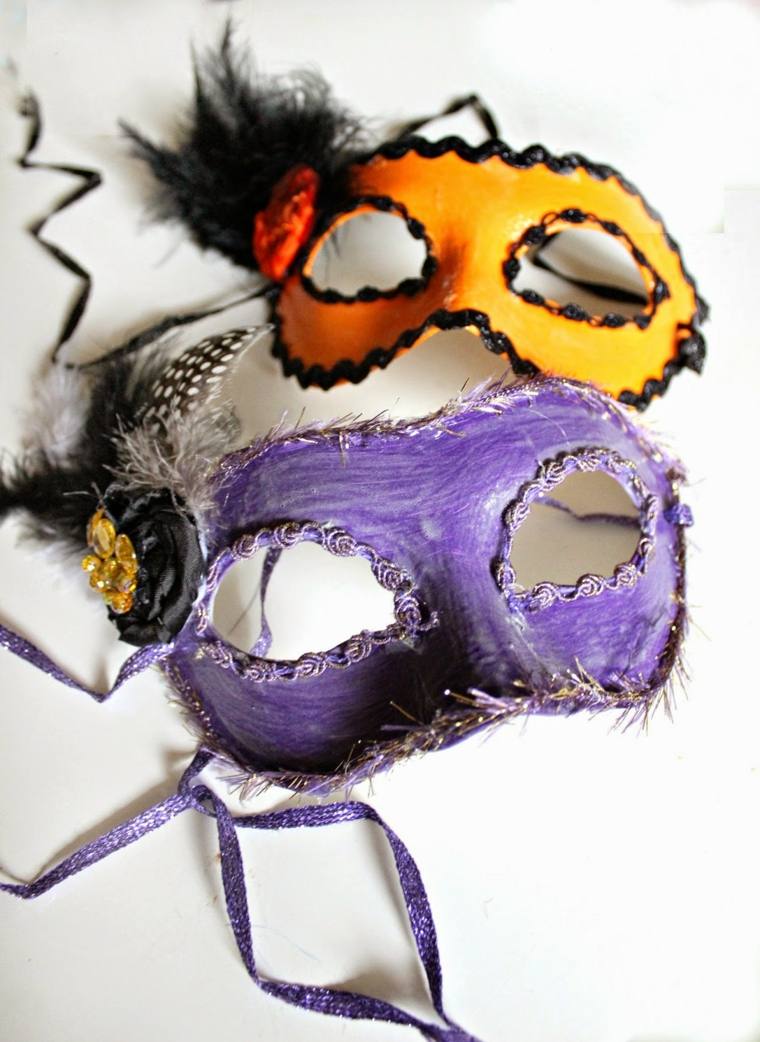 Prekrivaj Halloween otroško masko kartona ideja DIY halloween