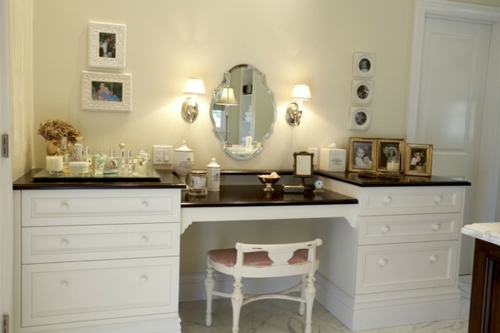 white vanity cabinet design