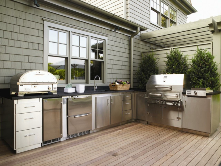 outdoor kitchen cabinet modern design