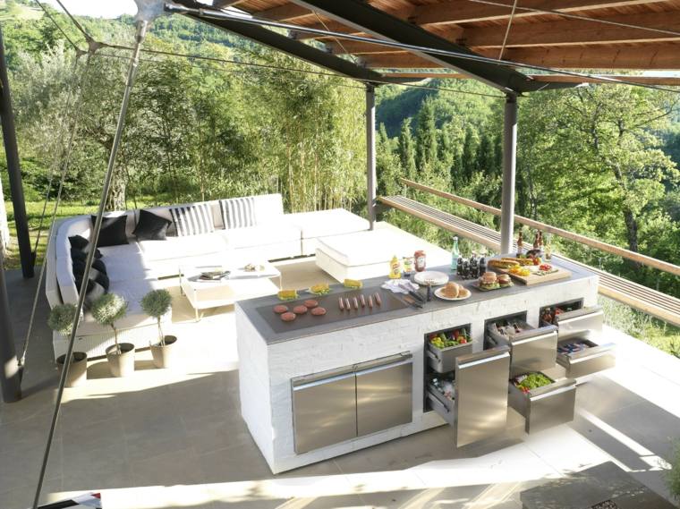 outdoor kitchen cabinet design