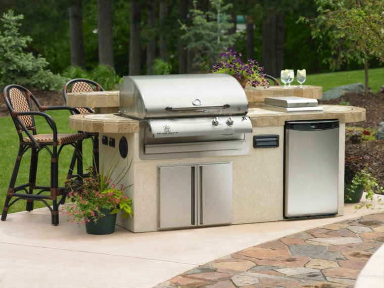 outdoor kitchen cabinet modern design