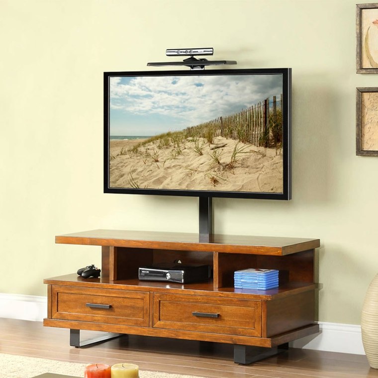 contemporary furniture table angle tv